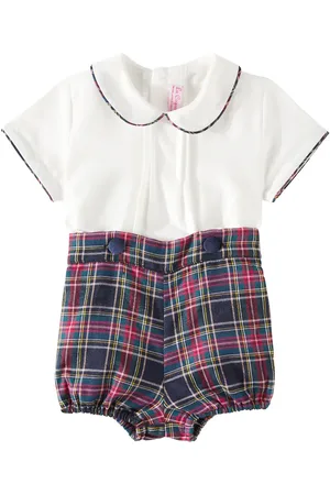 La Coqueta Bebé - set de top y pantalones Pablo Tartan