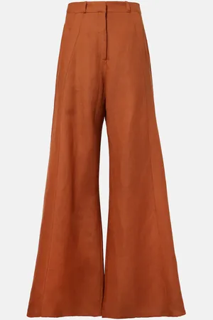 Adriana Degreas Pantalones anchos de tiro alto