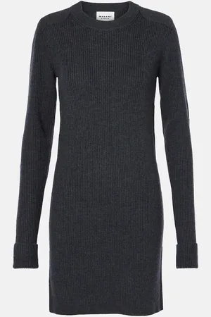Marant Etoile Vestido corto Garner de mezcla de lana