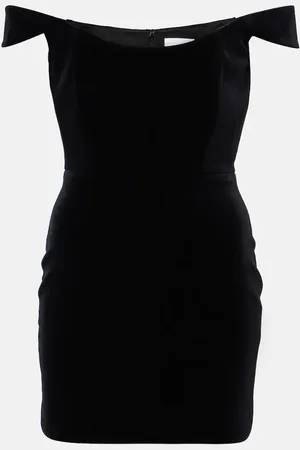 ALEX PERRY Vestido bustier de terciopelo