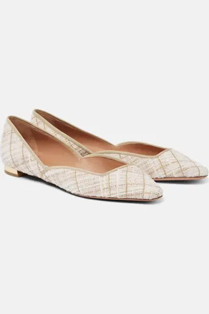 Aquazzura Bailarinas Maia de tweed