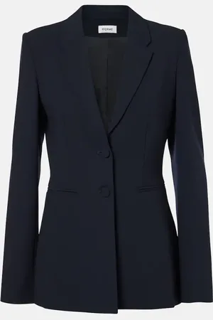 Fforme Blazer Bennet de crepé de mezcla de lana