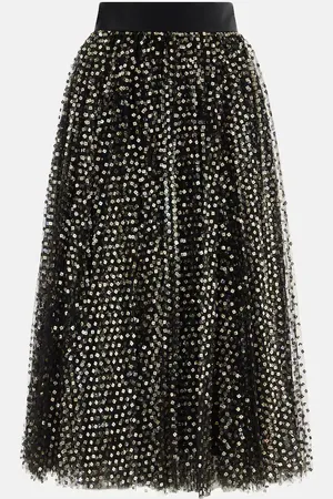 Dolce & Gabbana Falda midi con lentejuelas