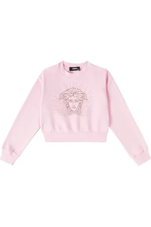 VERSACE Sudadera Medusa de algodón adornada