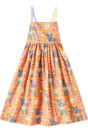 Stella McCartney Vestido de algodón estampado