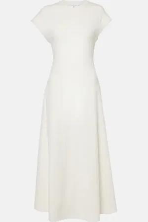 Proenza Schouler Vestido midi White Label Melanie de mezcla de algodón