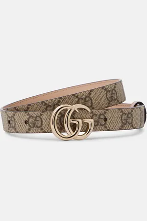 Gucci Cinturón GG Marmont reversible de lona