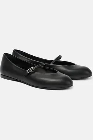 Max Mara Bailarinas Mary Jane de piel