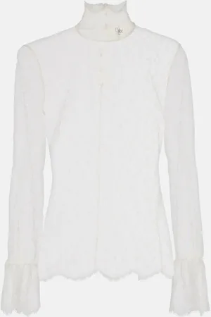 Chloé Chloé Blusa de encaje floral