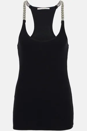 Stella McCartney Tank top de mezcla de algodón