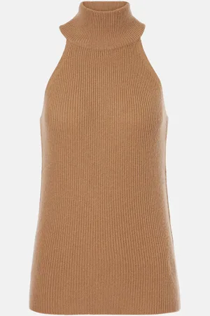 Lisa Yang Top de cuello alto Freya de cachemir