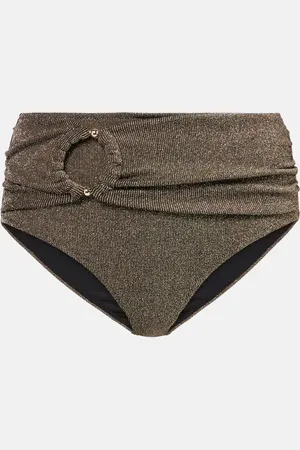 ALEXANDRA MIRO Braga de bikini Dorit de lamé