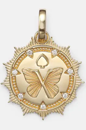 Foundrae Colgante Reverie Medium de oro de 18 ct con diamantes
