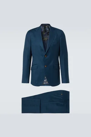 Etro Traje Roma de seda con paisley
