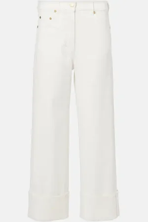 Max Mara Jeans anchos Cervia de tiro medio