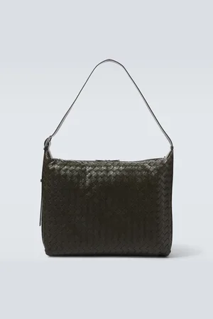 Bottega Veneta Bolso cruzado Traveler de piel Intreccio