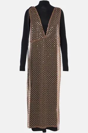 Dorothee Schumacher Vestido midi Pure Glam de lana floral
