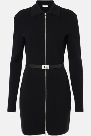 Salvatore Ferragamo Vestido camisero con cinturón
