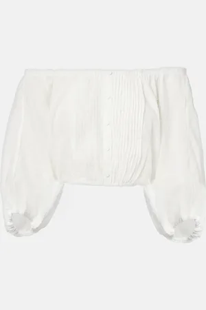 POUPETTE ST BARTH Crop top Bova de algodón
