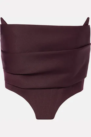 ALEX PERRY Bustier drapeado