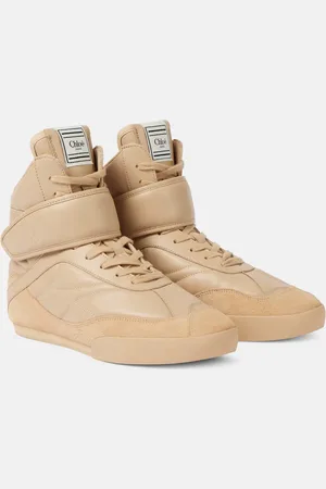 Chloé Chloé Zapatillas altas Kick de piel con ante