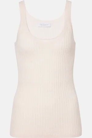 GABRIELA HEARST Tank top Nevin de pointelle de cachemir y seda