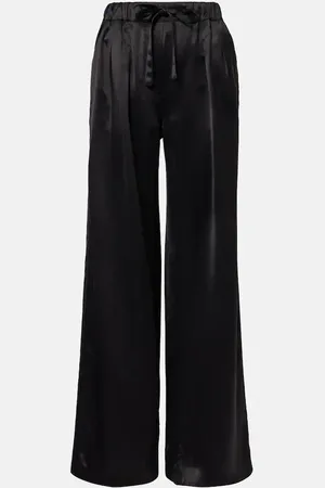 Loewe Pantalones anchos de tiro bajo