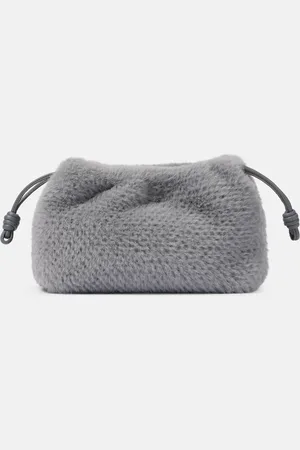 Loewe Clutch Flamenco Small de pelo sintético
