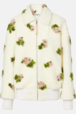 Loewe Chaqueta de forro polar floral