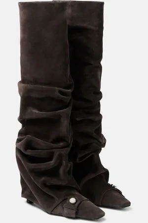 The Attico Botas altas Juno 95 de ante