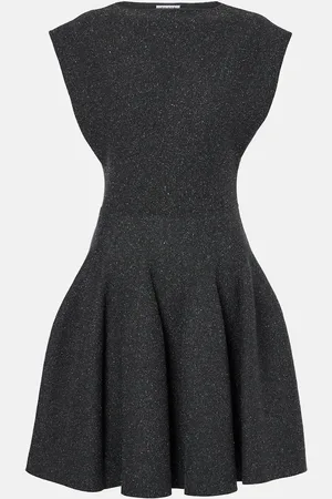 Alaïa Alaïa Vestido corto Godet de mezcla de seda