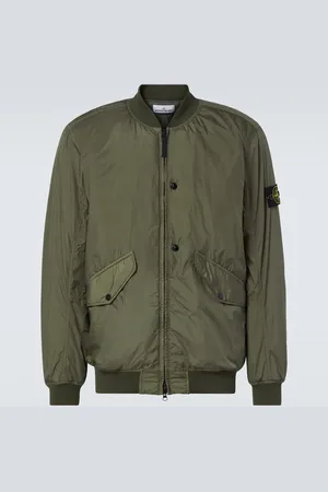 Stone Island Chaqueta bomber con logo