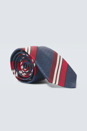 VALENTINO GARAVANI Corbata Valentie de seda a rayas en jacquard