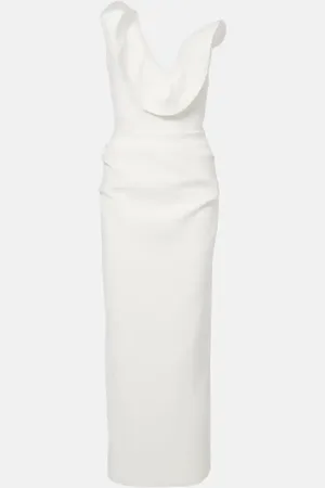 MATICEVSKI Vestido de fiesta Requiem de crepé