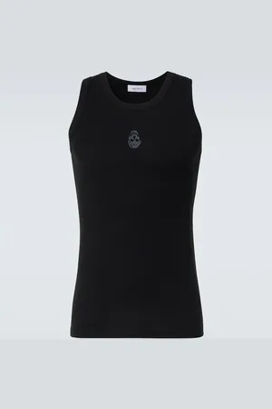 Alexander McQueen Tank top de algodón