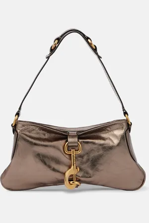 Chloé Chloé Bolso al hombro Kerala 25 Small de piel metalizada