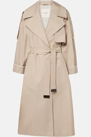 Max Mara Gabardina oversized de sarga
