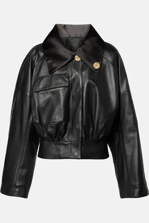 Givenchy Chaqueta cropped de piel