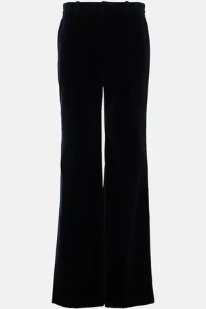 Chloé Chloé Pantalones flared de terciopelo