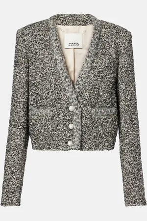 Isabel Marant Blazer cropped Gwendoline de tweed