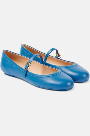 Gianvito Rossi Zapatos planos Mary Jane Carla de piel