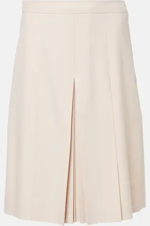 VALENTINO Falda midi de lana virgen
