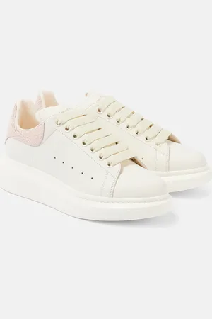 Alexander McQueen Zapatillas de piel oversized