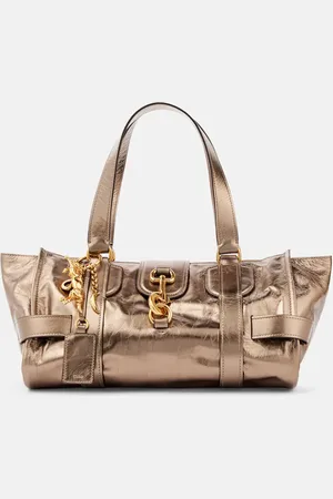 Chloé Chloé Tote Kerala 25 Large de piel metalizada