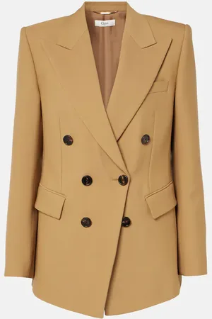 Chloé Chloé Blazer de lana grain de poudre