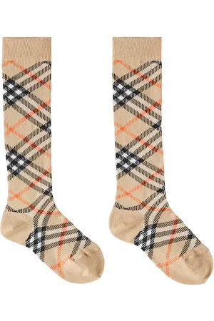 Burberry Calcetines de algodón con Burberry Check