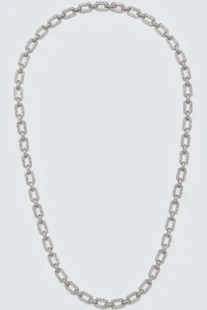 Shay Collar de cadena de oro blanco de 18 ct con diamantes