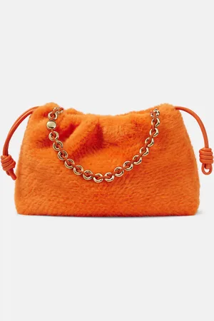 Loewe Clutch Flamenco Large de pelo sintético