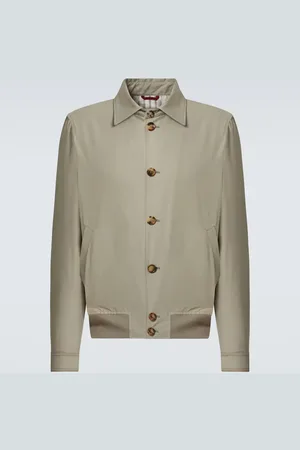 Brunello Cucinelli Chaqueta bomber de gabardina