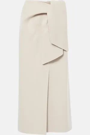 Max Mara Falda Zuppa de lana y cachemir